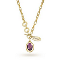 Purple Gem Necklace